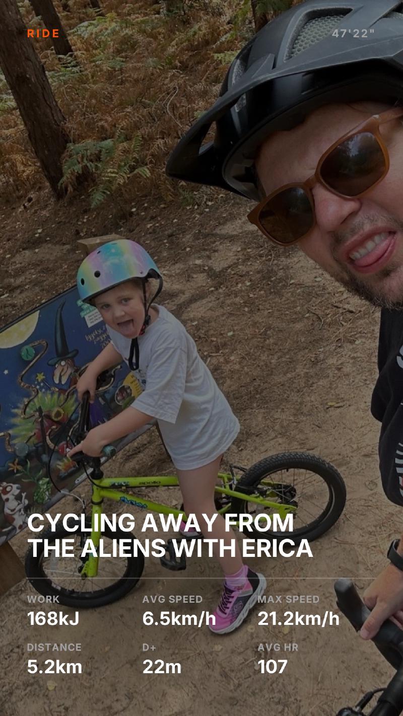 Strava session at Rendlesham